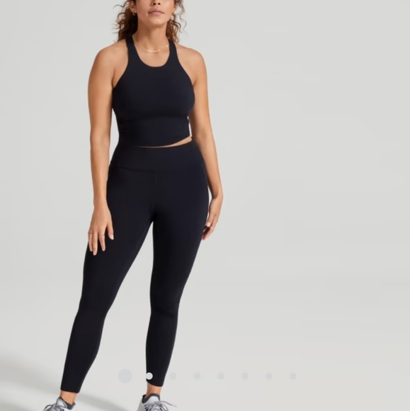 allbirds Women's Natural Black Compressive Legging - Picture 2 of 15